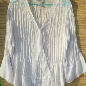 White Dress Barn blouse, size 1x